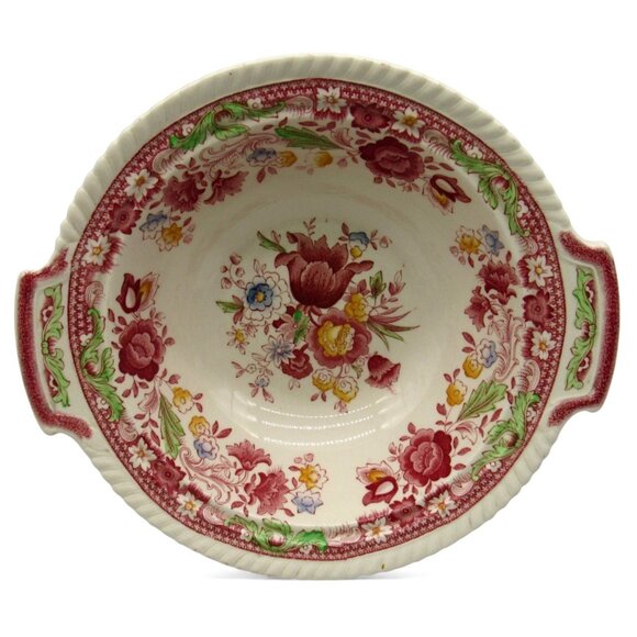 JOHNSON BROTHERS Winchester Floral Vegetable Serving Bowl England Vintage - Picture 4 of 10